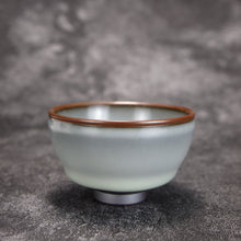 Load image into Gallery viewer, 85ml Zen Series Ruyao Shukou Teacup 汝窑束口悟道杯
