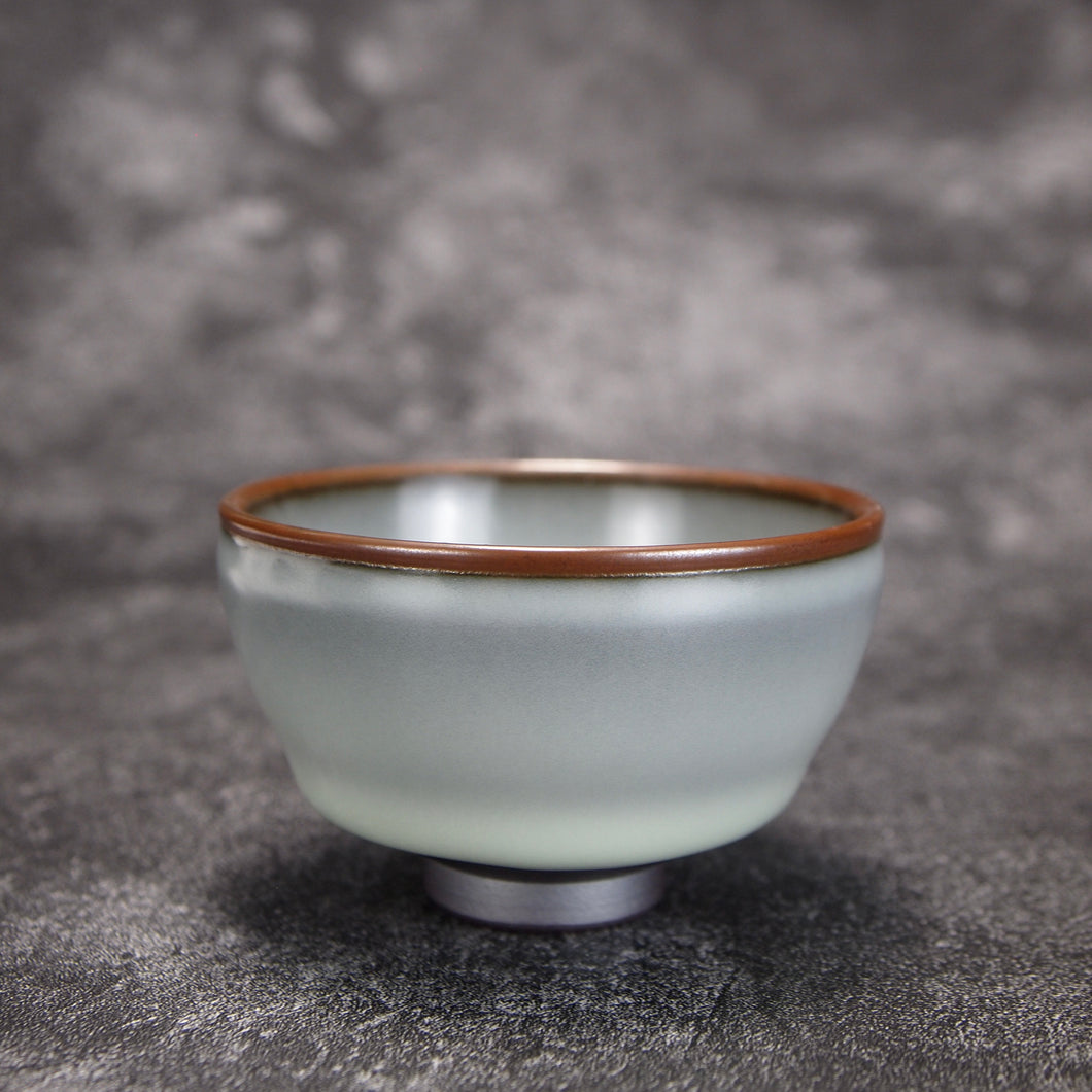 85ml Zen Series Ruyao Shukou Teacup 汝窑束口悟道杯