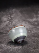 Load image into Gallery viewer, 85ml Zen Series Ruyao Shukou Teacup 汝窑束口悟道杯
