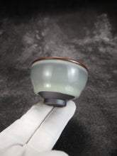 Load image into Gallery viewer, 85ml Zen Series Ruyao Shukou Teacup 汝窑束口悟道杯
