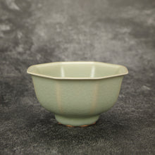 Load image into Gallery viewer, 90ml Renaissance Series Ruyao Octagon Teacup 汝窑复古釉八方杯
