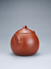 Load image into Gallery viewer, Fully Handmade Zhuni Dragon Egg Teapot by YuBo 余波极品朱泥龙蛋壶 150ml
