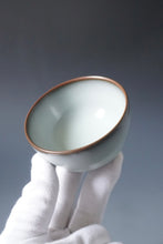 Load image into Gallery viewer, 105ml Shan Kilns Zen Series Ruyao Teacup 善窑汝窑悟道杯
