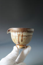 Load image into Gallery viewer, Wood Fired Jingdezhen Stoneware Fair Cup 柴烧公道杯 140ml
