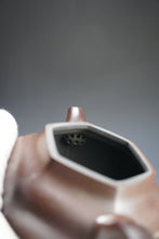 Load image into Gallery viewer, Wood Fired Lao Zini Hexagon Lianzi Yixing Teapot 柴烧老紫泥六方莲子 215ml
