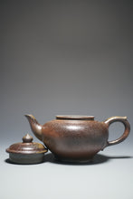 Load image into Gallery viewer, Wood Fired No.4 Mine Lao Zini Xiaoying Yixing Teapot 柴烧四号井紫泥笑樱 200ml
