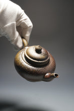 Load image into Gallery viewer, Wood Fired No.4 Mine Lao Zini Xiaoying Yixing Teapot 柴烧四号井紫泥笑樱 200ml
