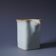 Load image into Gallery viewer, Square Ruyao Fair Cup by Shan Kilns 善窑汝窑公道杯
