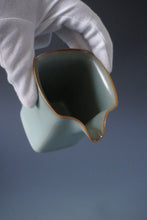Load image into Gallery viewer, Square Ruyao Fair Cup by Shan Kilns 善窑汝窑公道杯
