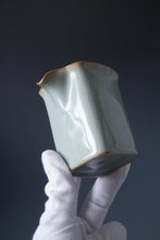 Load image into Gallery viewer, Square Ruyao Fair Cup by Shan Kilns 善窑汝窑公道杯

