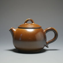 Load image into Gallery viewer, Wood Fired Ringlid Xishi Nixing Teapot by Li Wenxin 李文新柴烧坭兴壶 130ml
