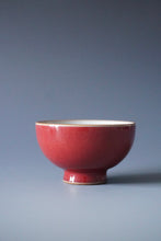 Load image into Gallery viewer, Wide Red Ruyao Teacup 善窑汝窑霁红压手杯 100ml
