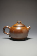 Load image into Gallery viewer, Wood Fired Ringlid Xishi Nixing Teapot by Li Wenxin 李文新柴烧坭兴壶 135ml
