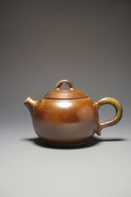 Load image into Gallery viewer, Wood Fired Ringlid Xishi Nixing Teapot by Li Wenxin 李文新柴烧坭兴壶 135ml
