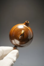 Load image into Gallery viewer, Wood Fired Ringlid Xishi Nixing Teapot by Li Wenxin 李文新柴烧坭兴壶 130ml
