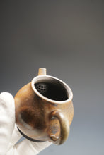Load image into Gallery viewer, Wood Fired Panhu Nixing Teapot by Li Wenxin 李文新柴烧坭兴壶 125ml
