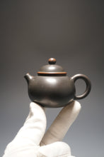 Load image into Gallery viewer, Dark Fat Fanggu Nixing Teapot by Li Wenxin 李文新坭兴仿古 (深) 90ml
