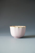 Load image into Gallery viewer, 75ml Pink Ruyao Lobed Teacup by Shan Kilns 善窑粉红汝窑杯
