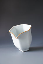 Load image into Gallery viewer, Moon White Ruyao Hexagon Fair Cup by Shan Kilns 善窑月白汝窑六角公道杯 240ml
