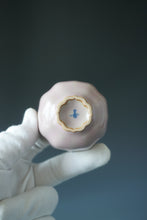 Load image into Gallery viewer, 75ml Pink Ruyao Lobed Teacup by Shan Kilns 善窑粉红汝窑杯
