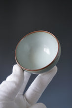 Load image into Gallery viewer, 105ml Shan Kilns Zen Series Ruyao Teacup 善窑汝窑悟道杯
