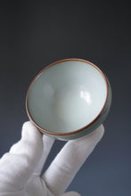 Load image into Gallery viewer, 105ml Shan Kilns Zen Series Ruyao Teacup 善窑汝窑悟道杯
