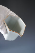 Load image into Gallery viewer, Moon White Ruyao Hexagon Fair Cup by Shan Kilns 善窑月白汝窑六角公道杯 240ml
