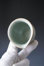 Load image into Gallery viewer, Magnolia Azure Ruyao Fair Cup by Shan Kilns 善窑汝窑天青公道杯 200ml
