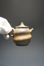 Load image into Gallery viewer, Wood Fired Swirly Nixing Teapot by Li Wenxin 李文新柴烧坭兴螺旋 130ml
