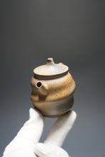 Load image into Gallery viewer, Wood Fired Swirly Nixing Teapot by Li Wenxin 李文新柴烧坭兴螺旋 130ml
