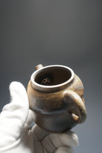 Load image into Gallery viewer, Wood Fired Swirly Nixing Teapot by Li Wenxin 李文新柴烧坭兴螺旋 130ml
