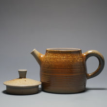 Load image into Gallery viewer, Wood Fired Julunzhu Nixing Teapot by Li Wenxin 李文新柴烧巨轮珠 130ml
