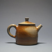 Load image into Gallery viewer, Wood Fired Julunzhu Nixing Teapot by Li Wenxin 李文新柴烧巨轮珠 130ml

