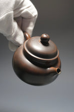 Load image into Gallery viewer, Fanggu Dark Nixing Teapot by Li Wenxin 李文新坭兴仿古 (深) 130ml
