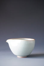Load image into Gallery viewer, Wide Magnolia Azure Ruyao Fair Cup by Shan Kilns 善窑汝窑天青公道杯 160ml
