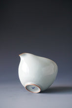 Load image into Gallery viewer, Wide Magnolia Azure Ruyao Fair Cup by Shan Kilns 善窑汝窑天青公道杯 160ml
