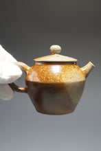 Load image into Gallery viewer, Wood Fired Gaopan Nixing Teapot by Li Wenxin 李文新柴烧坭兴高潘 130ml
