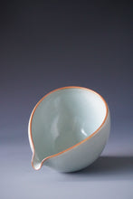 Load image into Gallery viewer, Wide Magnolia Azure Ruyao Fair Cup by Shan Kilns 善窑汝窑天青公道杯 190ml
