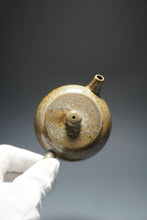Load image into Gallery viewer, Wood Fired Bianhu Nixing Teapot by Li Wenxin 李文新柴烧坭兴扁壶150ml
