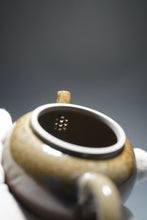 Load image into Gallery viewer, Wood Fired Bianhu Nixing Teapot by Li Wenxin 李文新柴烧坭兴扁壶150ml
