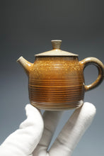 Load image into Gallery viewer, Wood Fired Julunzhu Nixing Teapot by Li Wenxin 李文新柴烧巨轮珠 130ml
