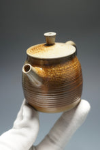 Load image into Gallery viewer, Wood Fired Julunzhu Nixing Teapot by Li Wenxin 李文新柴烧巨轮珠 130ml
