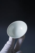 Load image into Gallery viewer, Wood Fired Doucai Hydrangea Jingdezhen Porcelain Teacup 柴窑斗彩绣球花杯 110ml
