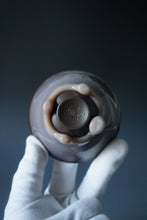 Load image into Gallery viewer, 100ml Dripping Smoky Ruyao Teacup by KengKou Studio 坑口烧汝窑烟紫流釉杯
