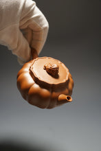 Load image into Gallery viewer, Fully Handmade Jiangponi Jingwen Lion Head Yixing Teapot by Feng Tao 全手工冯涛降坡泥筋纹小绣狮 145ml

