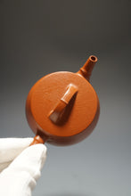 Load image into Gallery viewer, Fully Handmade Zhuni Jinglan Piao Yixing Teapot by Yu Bo 全手工余波极品朱泥井栏瓢竹 180ml
