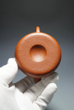 Load image into Gallery viewer, Fully Handmade Zhuni Bamboo Hanwa Teapot by Yu Bo 全手工余波极品朱泥汉瓦竹 170ml

