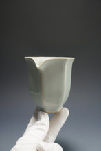 Load image into Gallery viewer, Azure Ruyao Hexagon Fair Cup by Shan Kilns 善窑汝窑公道杯 230ml
