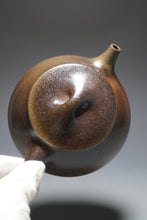 Load image into Gallery viewer, Wood Fired Lao Zini from Huanglong Shan No.5 Mine Manpiao Yixing Teapot 柴烧老紫泥满瓢 430ml
