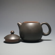 Load image into Gallery viewer, Grey 125ml Dragon Egg Nixing Teapot by Li Wenxin 李文新坭兴龙蛋壶 (深）
